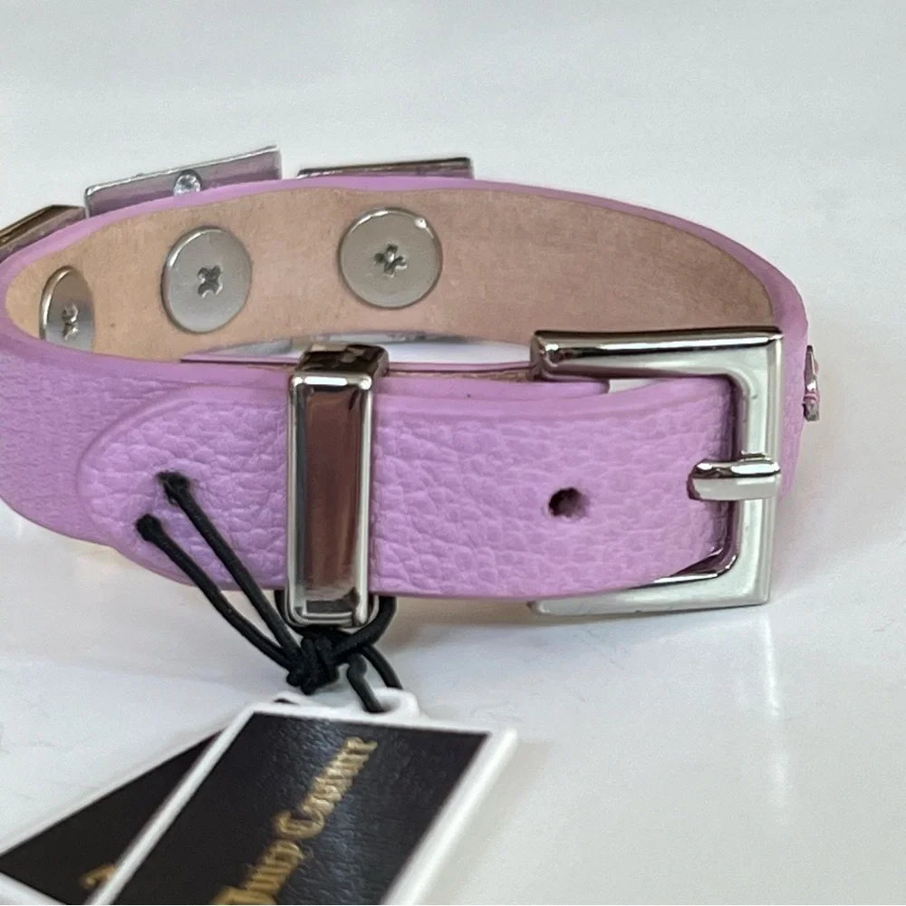 NWT Juicy Couture Lilac Pyramid Watch Strap Bracelet